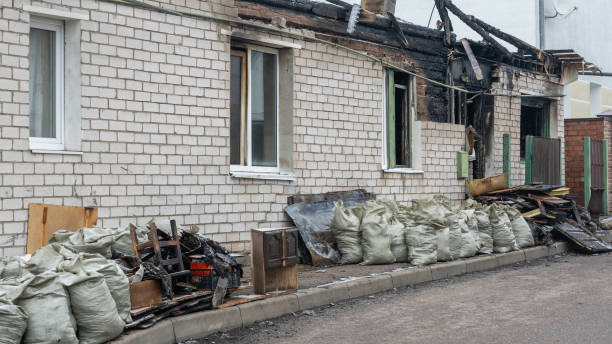 Professional Emergency Fire Cleanup technician working in Georgetown, PA
